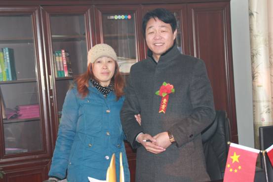 2013年1月5日方城縣券橋鄉藍天學校授權揭牌議式